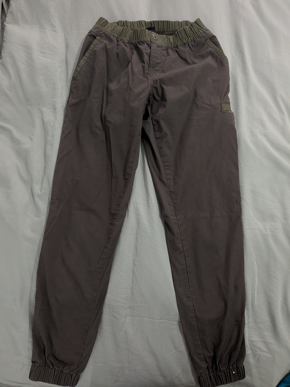 Prana Women's Ankle-Length Cropped Hiking - Olive/Grey-Brown/Tan